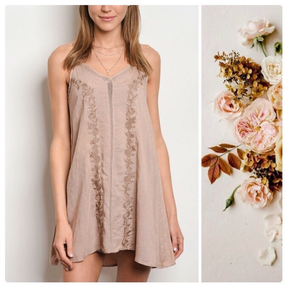 littlegypsie Dresses & Skirts - *CLEARANCE* Raina Boho Brown Tunic Mini